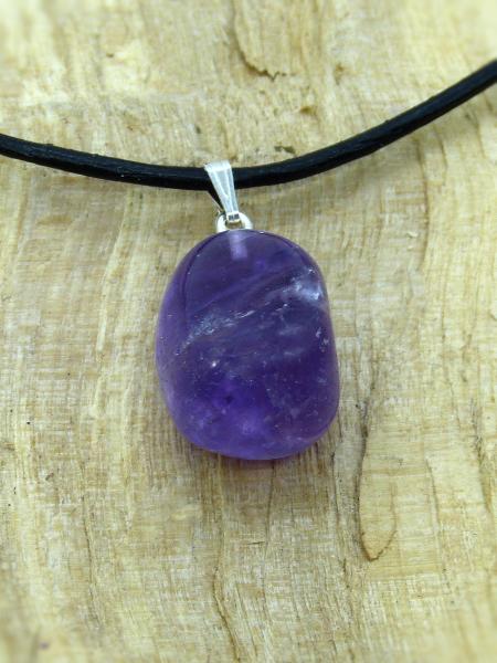 Amethyst mit Silberöse